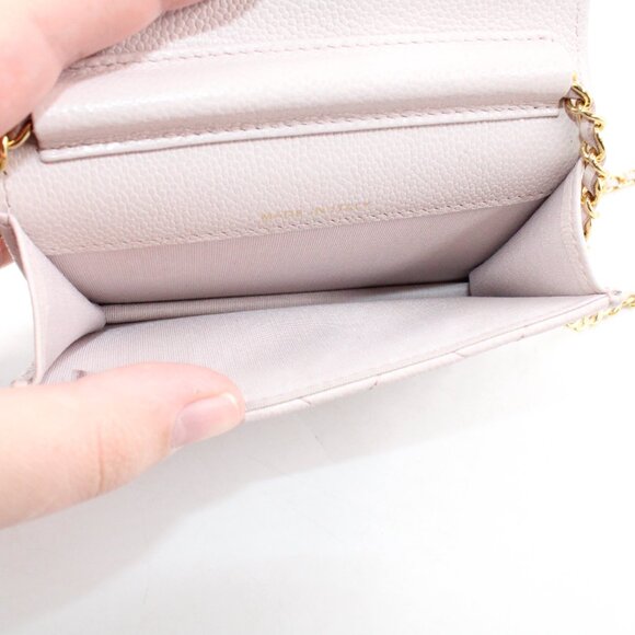 NEW CHANEL Miss Coco Mini Quilted Leather Clutch with Chain Strap in Caviar - Picture 10 of 14